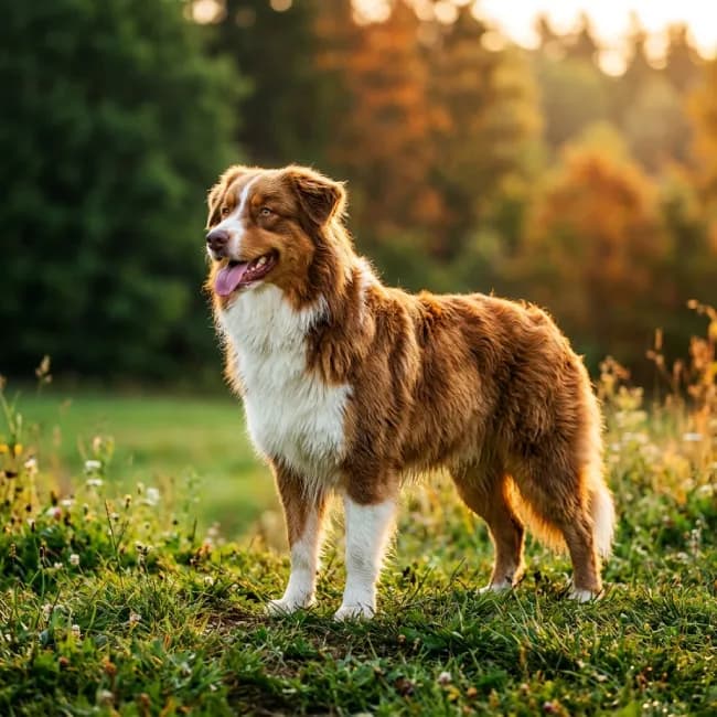 Ingredientes naturais frescos preparados para a alimentação de um cão